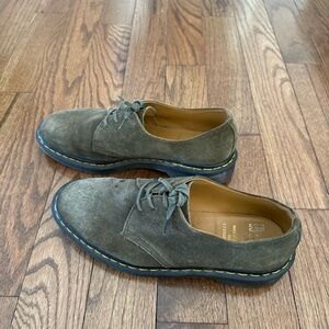 Dr. Martens Olive Suede 3-Eye Chukka Boots